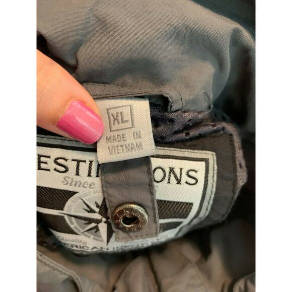 Destinations Coca Cola Olympics Men's Gray Black Jacket Size XL - Picture 10 of 12